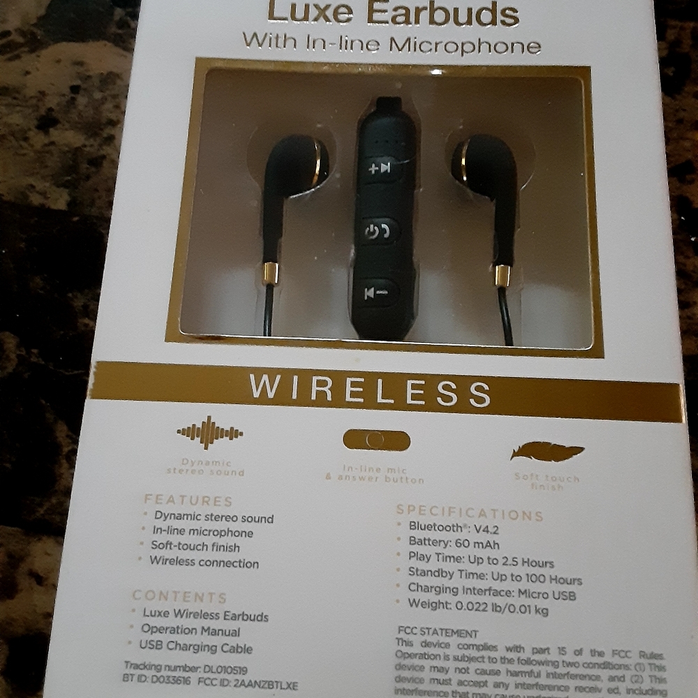 Luxe Earbuds(brand new)